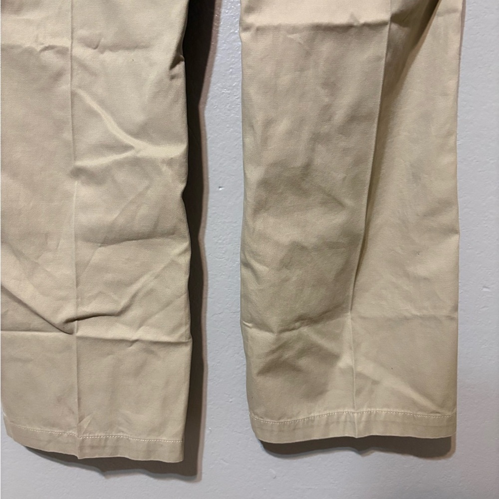NWT Women’s Cargo, Relaxed Fit Straight leg Dickies Khaki Pants Size 14R - Picture 10 of 14
